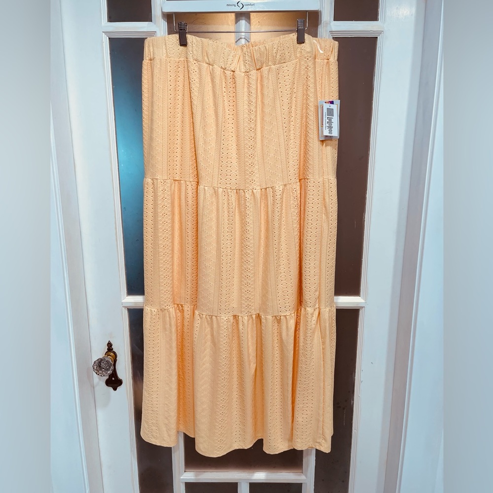 LulaRoe Poppy yellow skirt Sz 3XL